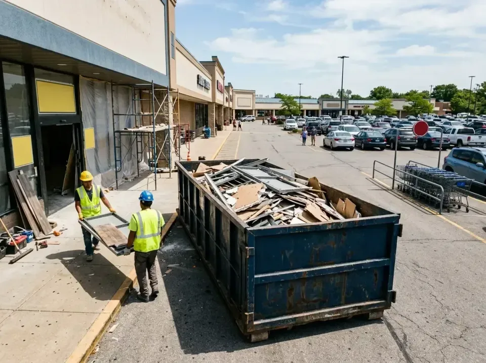 retail-store-renovation-debris-003 — frequently asked questions, Roll-off Dumpster Rentals in Portage, IN